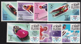 1968-Fujeira (MNH=**) S.7v. "Olimpiadi Invernali Di Grenoble" - Fujeira