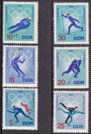 1968-Germania (MNH=**) S.6v."Olimpiade Invernale Grenoble" - Other & Unclassified