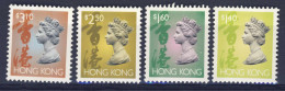 1995-Hong Kong (MNH=**) S.4v."Queen Elizabeth II" - Nuevos