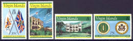 1976-Isole Vergini (MNH=**)s.4v."USVI/BIV Friendship Day" - British Virgin Islands