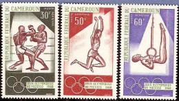 1968-Camerun (MNH=**) S.3v. "Olimpiadi Messico 1968" - Kamerun (1960-...)