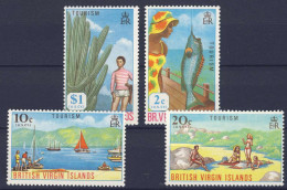 1969-Isole Vergini (MNH=**)s.4v."Tourist Publicity" Scott 202/5 - Britse Maagdeneilanden