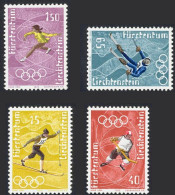 1971-Liechtenstein (MNH=**) S.4v."Giochi Olimpici Invernali A Sapporo" Cat.Yvert - Other & Unclassified