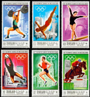 1968-Sharjah (MNH=**) S.6v."Giochi Olimpici Del Messico" - Schardscha