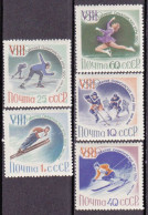 1960-Russia (MNH=**) S.5v."Olimpiade Invern.Squaw Valley"catalogo Euro 7,5 - Autres & Non Classés