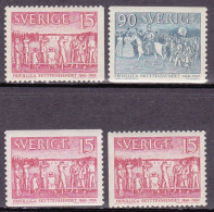 1960-Svezia (MNH=**) Serie Completa "Associazione Dei Tiratori" - Autres & Non Classés