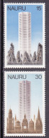 1977-Nauru (MNH=**) S.2v."house,Melbourne" - Nauru