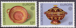 1976-Lussemburgo (MNH=**) S.2v."Europa Cept,artigianato"cat.Unificato Euro 1,8 - Autres & Non Classés