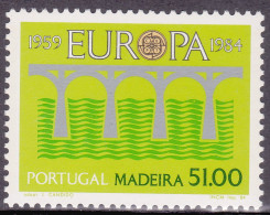 1984-Madera (MNH=**) S.1v."Europa CEPT" - Madère