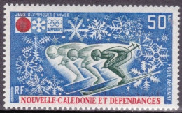 1972-Nuova Caledonia (MNH=**)posta Aerea S.1v."giochi Olimpici Invernali A Sappo - Ungebraucht