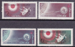 1963-Vietnam Del Nord (MNH=**) S.4v."Stazione Spaziale Marte I "catalogo Yvert E - Vietnam