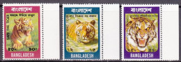 1974-Bangladesh (MNH=**) S.3v."Tigre Del Bengala" - Bangladesch
