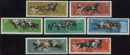 1961-Ungheria (MNH=**) S.7v."sport Equestri"cat.Yvert Euro 7 - Sonstige & Ohne Zuordnung