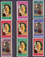 1969-Cayman (MNH=**) S.9v."Quadri Di Vivarini E Gossaert" - Iles Caïmans