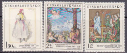 1971-Cecoslovacchia (MNH=**) S.5v."Quadri"catalogo Yvert Euro 9 - Autres & Non Classés