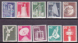 1975-Germania (MNH=**) 10v."Industria"catalogo Unificato Euro 12,5 - Other & Unclassified