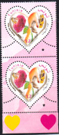 2024-Tunisie- Fête Des Mères -Femme- Enfant- Rose- Papillon- Mains- En Paire 2v   -.MNH****** - Mother's Day