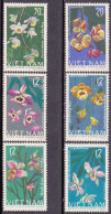 1966-Vietnam Del Nord (MNH=**) S.6v."Orchidee"catalogo Yvert Euro 20 - Vietnam