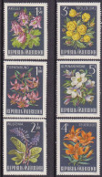 1966-Austria (MNH=**) S.6v."Fiori Delle Alpi"catalogo Unificato Euro 2,9 - Sonstige & Ohne Zuordnung