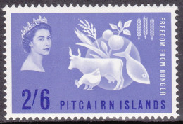 1963-Pitcairn Isole (MNH=**) S.1v."Campagna Contro La Fame" - Pitcairn Islands