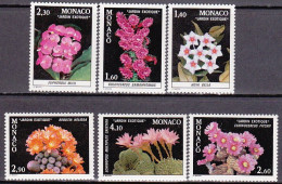 1981-Monaco (MNH=**) S.6v."Piante Da Giardino Esotico"catalogo Unificato Euro 24 - Other & Unclassified