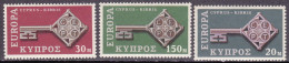 1968-Cipro (MNH=**) S.3v."Europa Cept" - Sonstige & Ohne Zuordnung