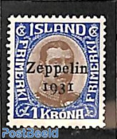 Iceland 1931 1Kr, Stamp Out Of Set, Mint NH - Nuevos