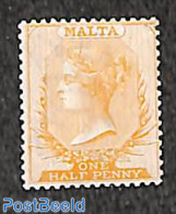 Malta 1863 Queen Victoria, WM CC-Crown, Perf. 14, 1v, Unused (hinged) - Malte