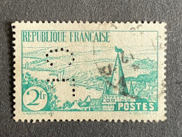 FRANCE C N° 301 1935 CL 218 Perforé Perforés Perfins Perfin !! - Autres & Non Classés