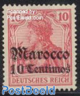 Morocco 1905 10c, German Post, Stamp Out Of Set, Unused (hinged) - Sonstige & Ohne Zuordnung