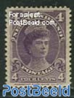 Newfoundland 1897 4c, Stamp Out Of Set, Unused (hinged), History - Kings & Queens (Royalty) - Case Reali