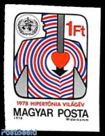 Hungary 1978 Blood Pressure 1v Imperforated, Mint NH, Health - Health - Unused Stamps