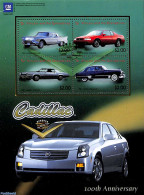 Saint Vincent 2003 Cadillac 4v M/s, Mint NH, Transport - Automobiles - Autos