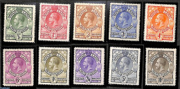 Eswatini/Swaziland 1933 Definitives 10v, Unused (hinged) - Swaziland (1968-...)