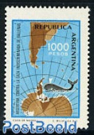 Argentina 1981 Save The Whale 1v, Mint NH, Nature - Science - Various - Sea Mammals - The Arctic & Antarctica - Maps - Nuovi