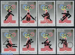 Belize/British Honduras 1979 Olympic Games 8v, Mint NH, Sport - Boxing - Cycling - Football - Handball - Olympic Games.. - Boxeo