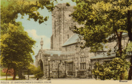 Postcard St Bartholomew's Church Colne Lancashire My Ref B14938 - Other & Unclassified