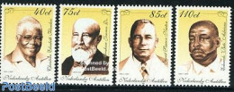 Netherlands Antilles 1998 Famous Persons 4v, Mint NH, Art - Authors - Schriftsteller