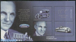 Austria 2003 Ford Centenary S/s, Mint NH, Transport - Automobiles - Unused Stamps