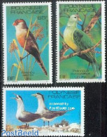 French Polynesia 1981 Birds 3v, Mint NH, Nature - Birds - Nuovi