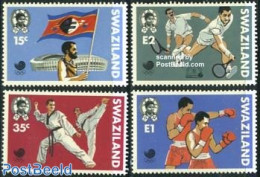 Eswatini/Swaziland 1988 Olympic Games Seoul 4v, Mint NH, Sport - Boxing - Judo - Olympic Games - Sport (other And Mixe.. - Boxe