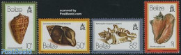 Belize/British Honduras 1981 Shells 4v (with Year 1981), Mint NH, Nature - Shells & Crustaceans - Marine Life