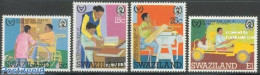 Eswatini/Swaziland 1981 International Year Of Disabled Persons 4v, Mint NH, Health - Transport - Disabled Persons - In.. - Behinderungen