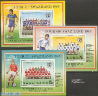 Eswatini/Swaziland 1983 Football 3 S/s, Mint NH, Sport - Football - Swaziland (1968-...)