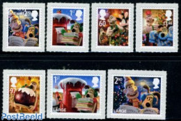 Great Britain 2010 Christmas 7v S-a, Mint NH, Religion - Christmas - Art - Children's Books Illustrations - Neufs