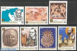 Greece 1992 Macedonia 7v, Mint NH, History - Nature - Various - Archaeology - Horses - Maps - Money On Stamps - Ongebruikt