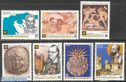 Greece 1992 Macedonia 7v, Mint NH, History - Nature - Various - Archaeology - Horses - Maps - Money On Stamps - Nuevos