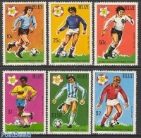 Belize/British Honduras 1982 World Cup Football 6v, Mint NH, Sport - Football - Britisch-Honduras (...-1970)