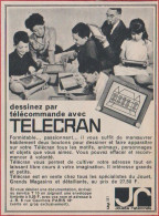 Télécran. Dessinez Par Télécommande Avec Télécran. Jouets Rationnels. 1964. - Werbung