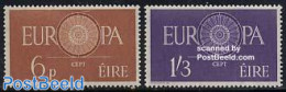 Ireland 1960 Europa 2v, Mint NH, History - Europa (cept) - Nuevos